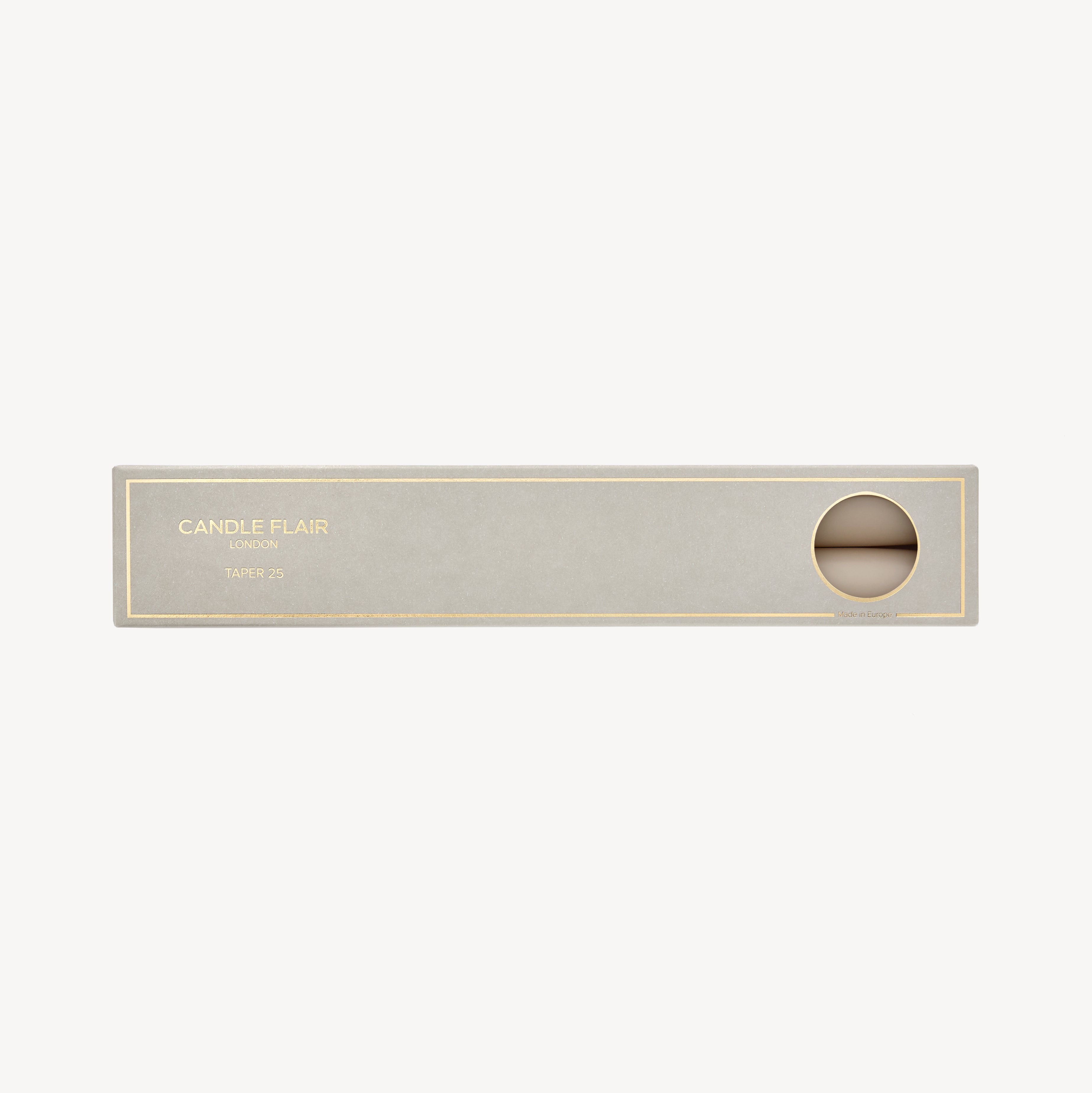 Taper Candle Gift Pair - Latte