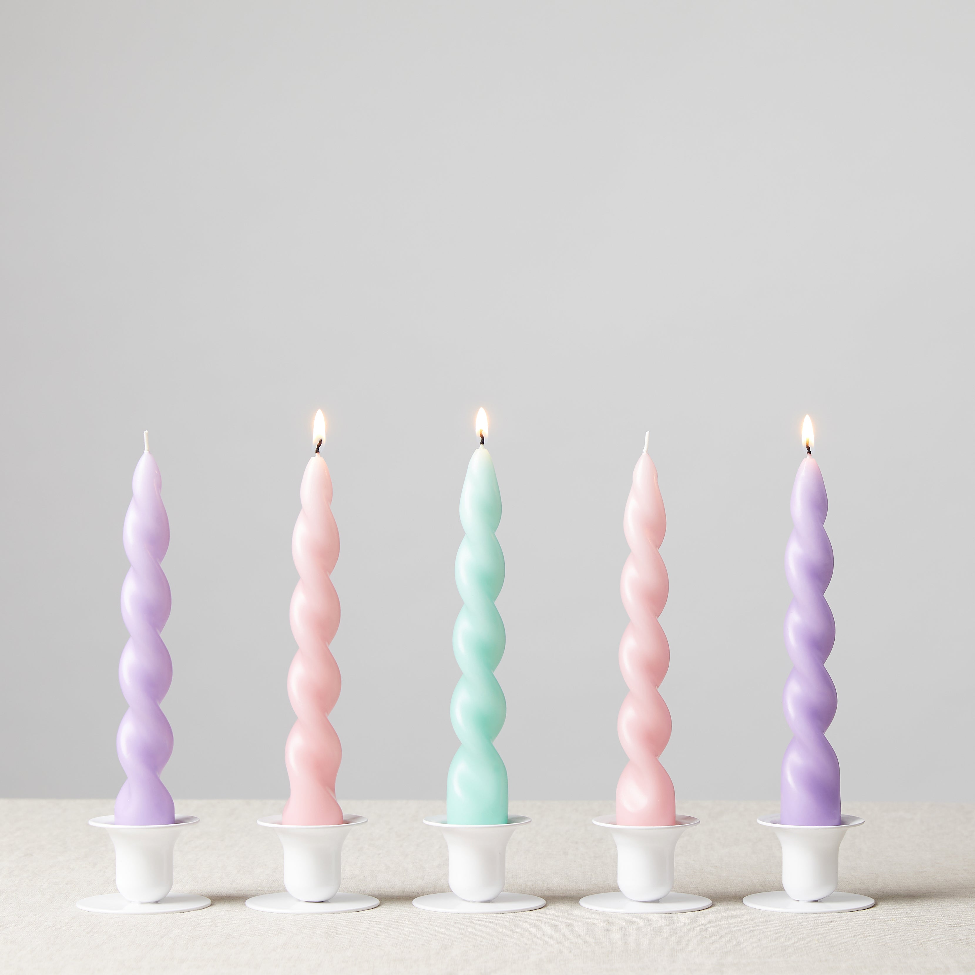 Tulip Candle Holder - White