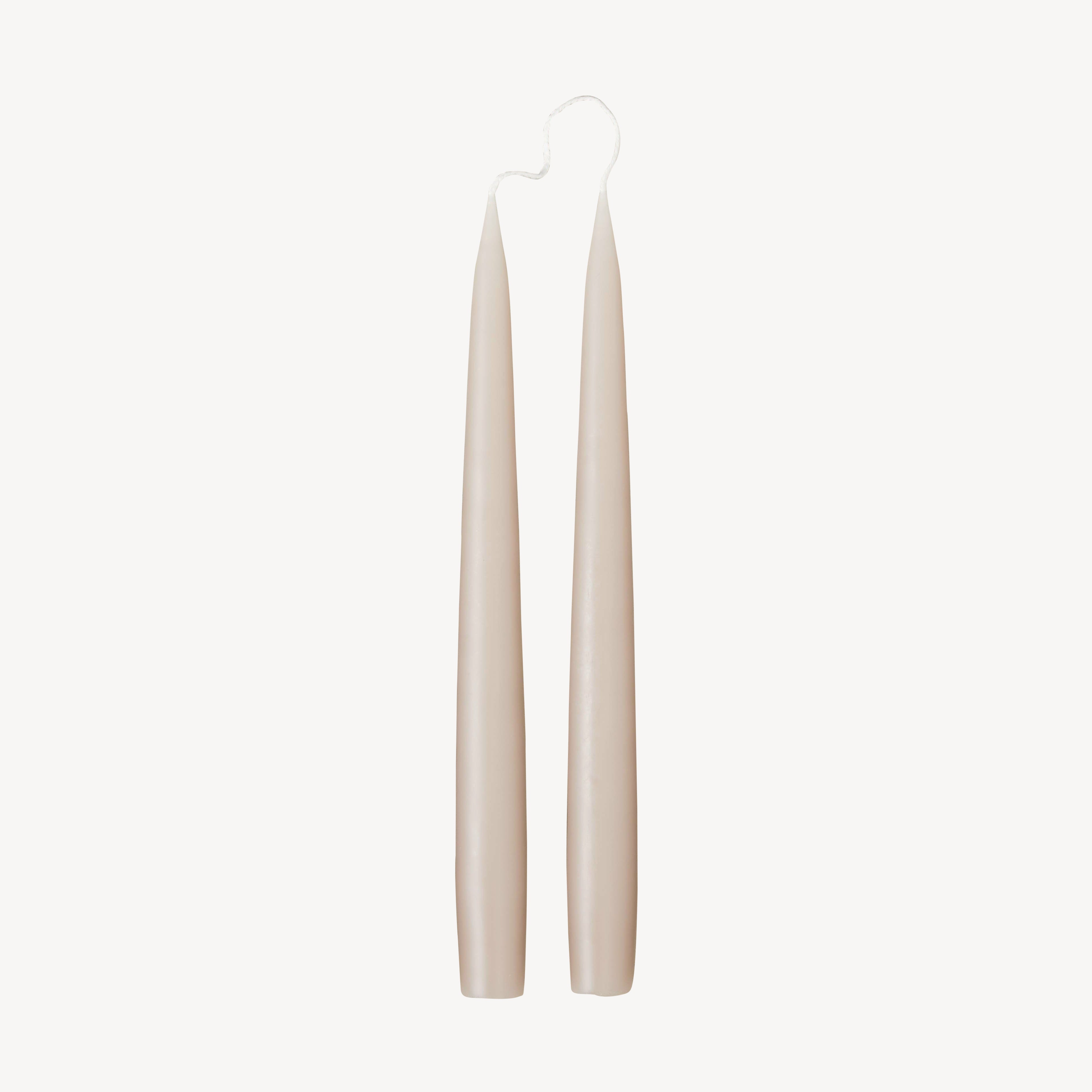 Taper Candle Gift Pair - Latte