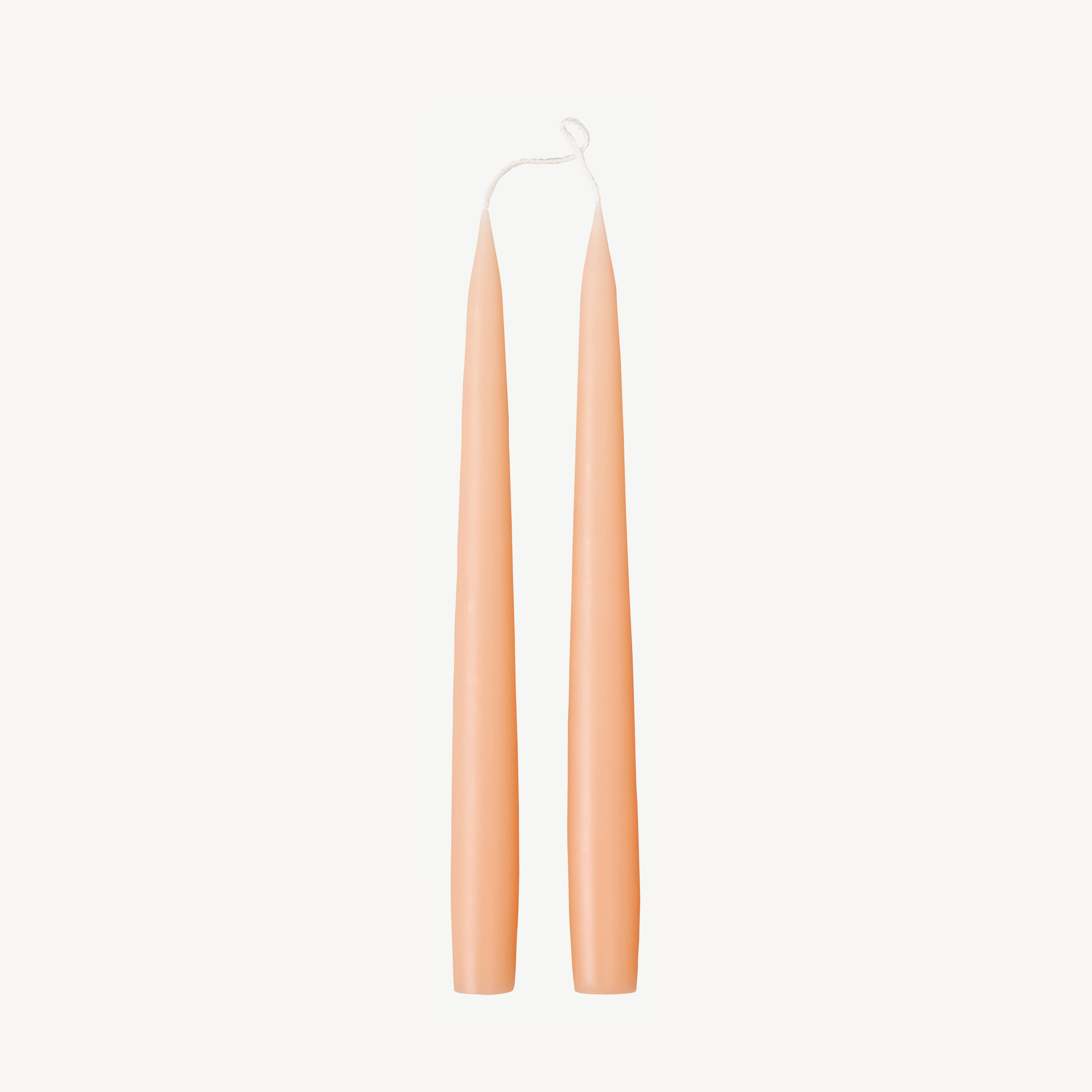 Taper Candle Gift Pair - Peach