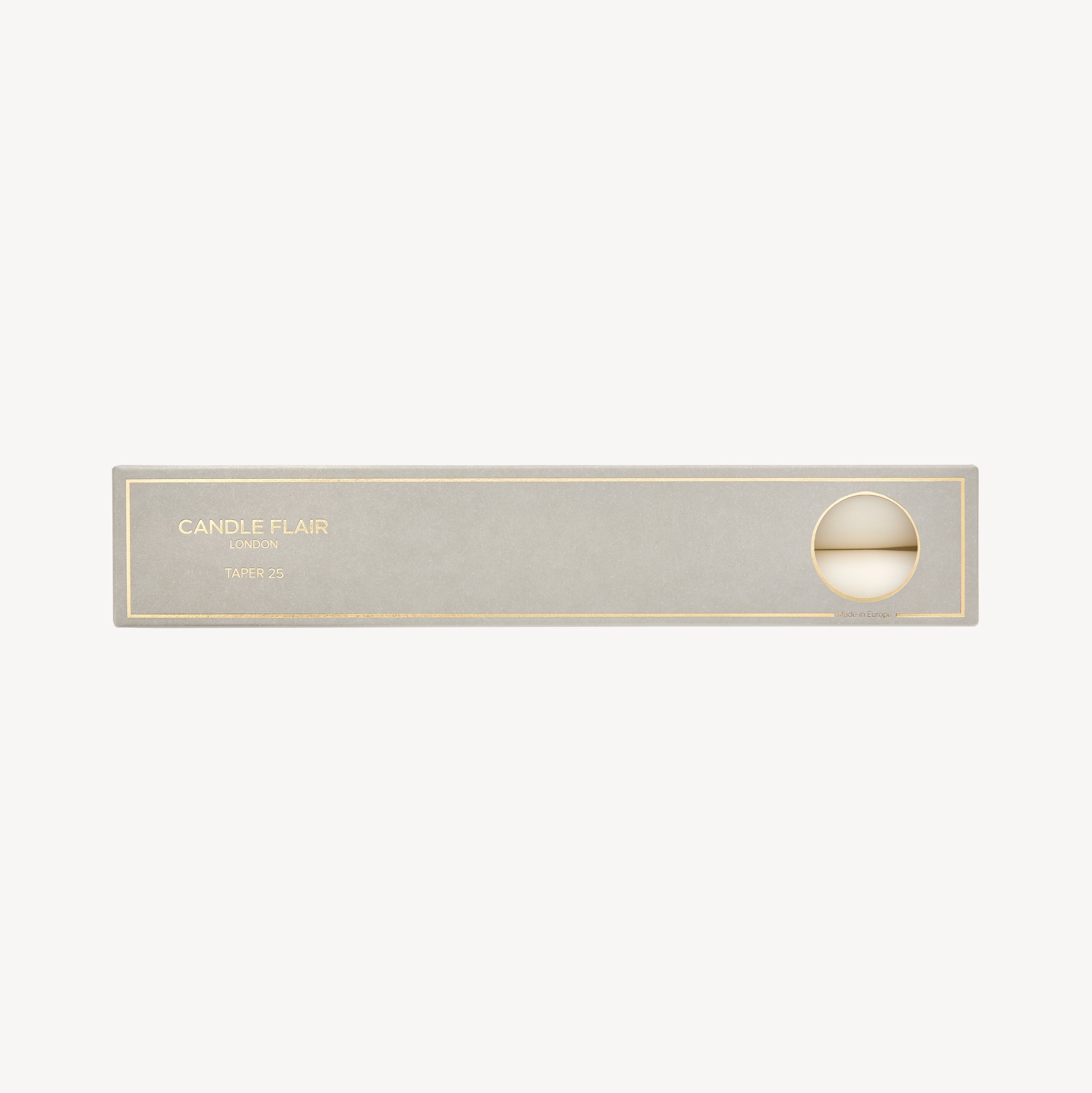 Taper Candle Gift Pair - Off White