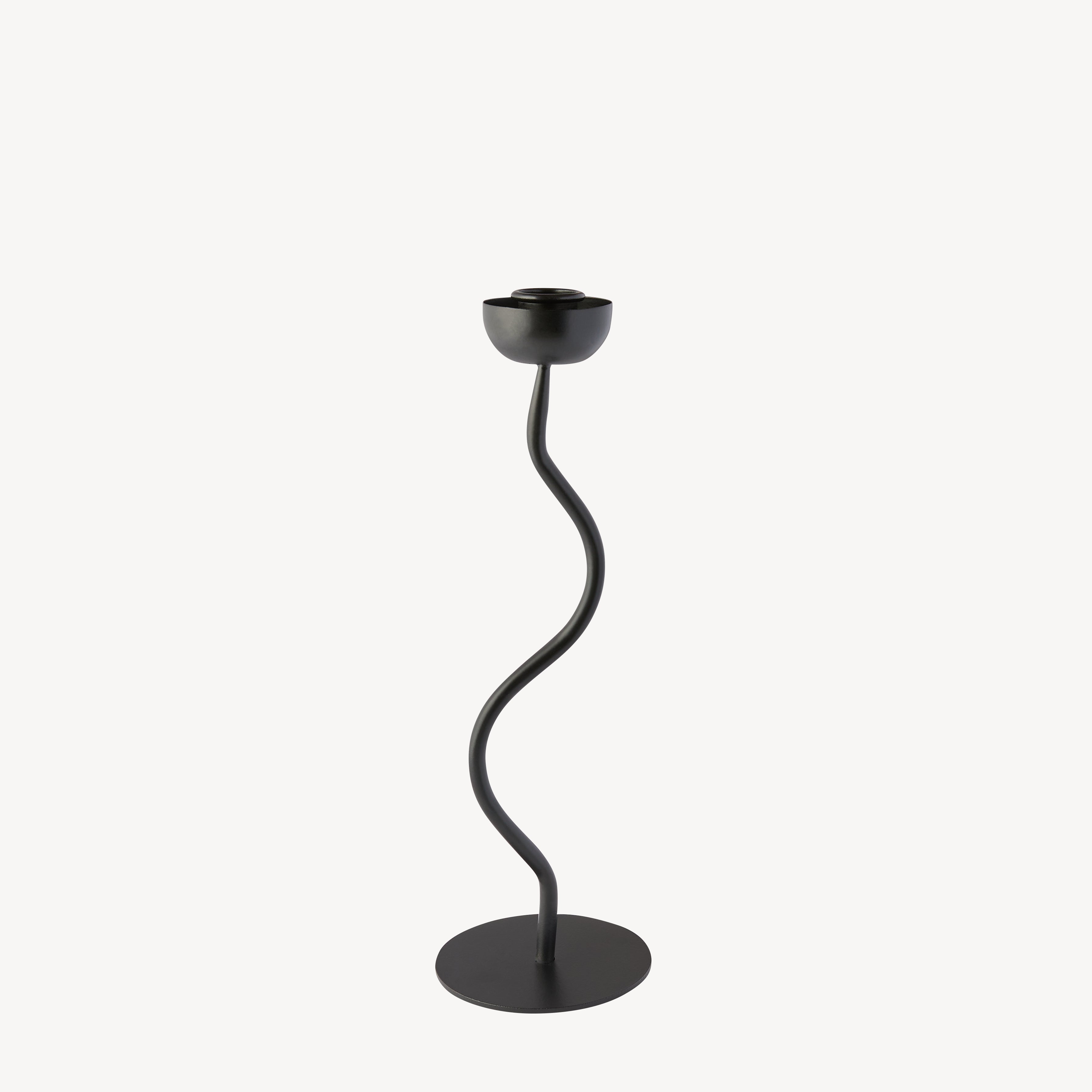 Small Wiggle Candlestick - Black