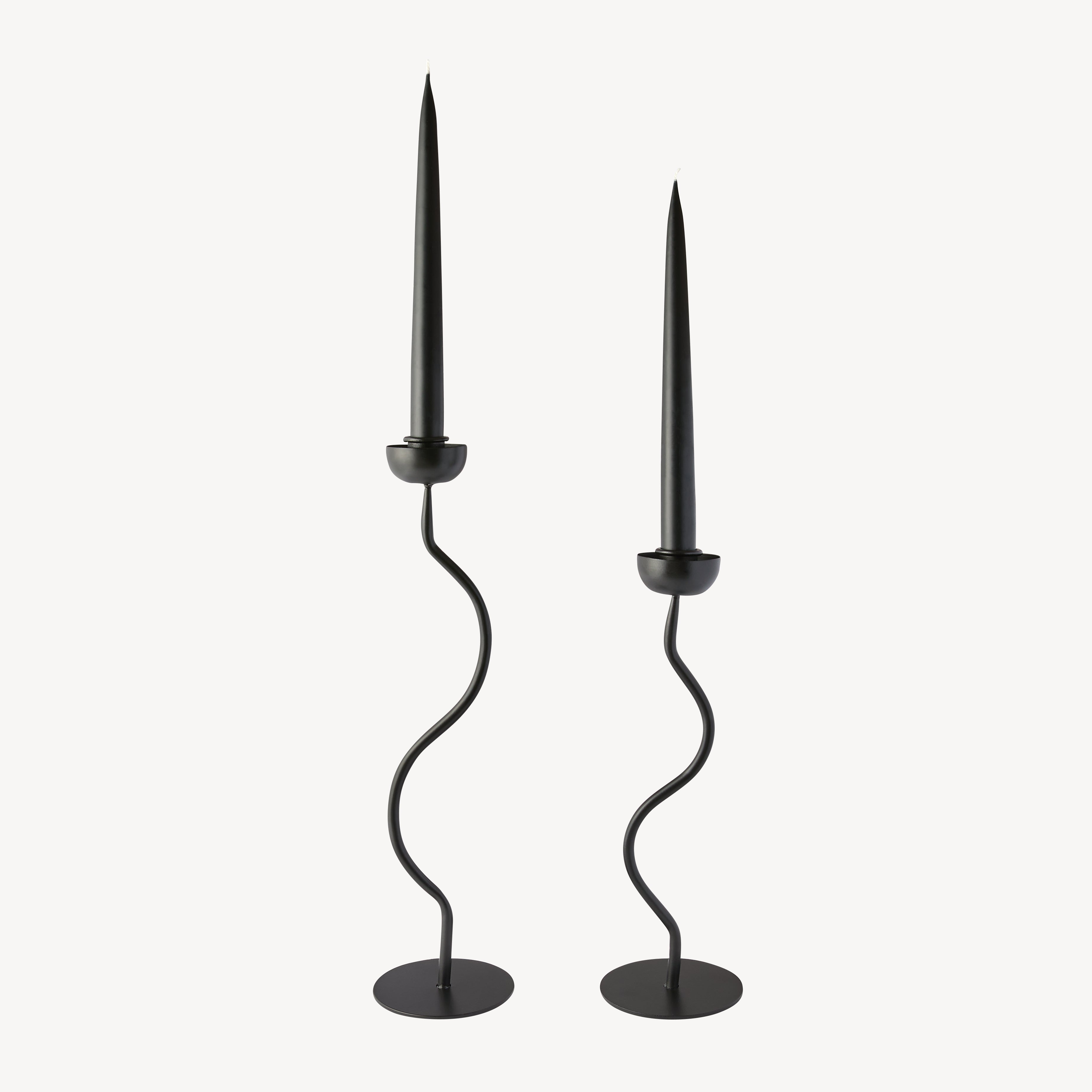 Small Wiggle Candlestick - Black