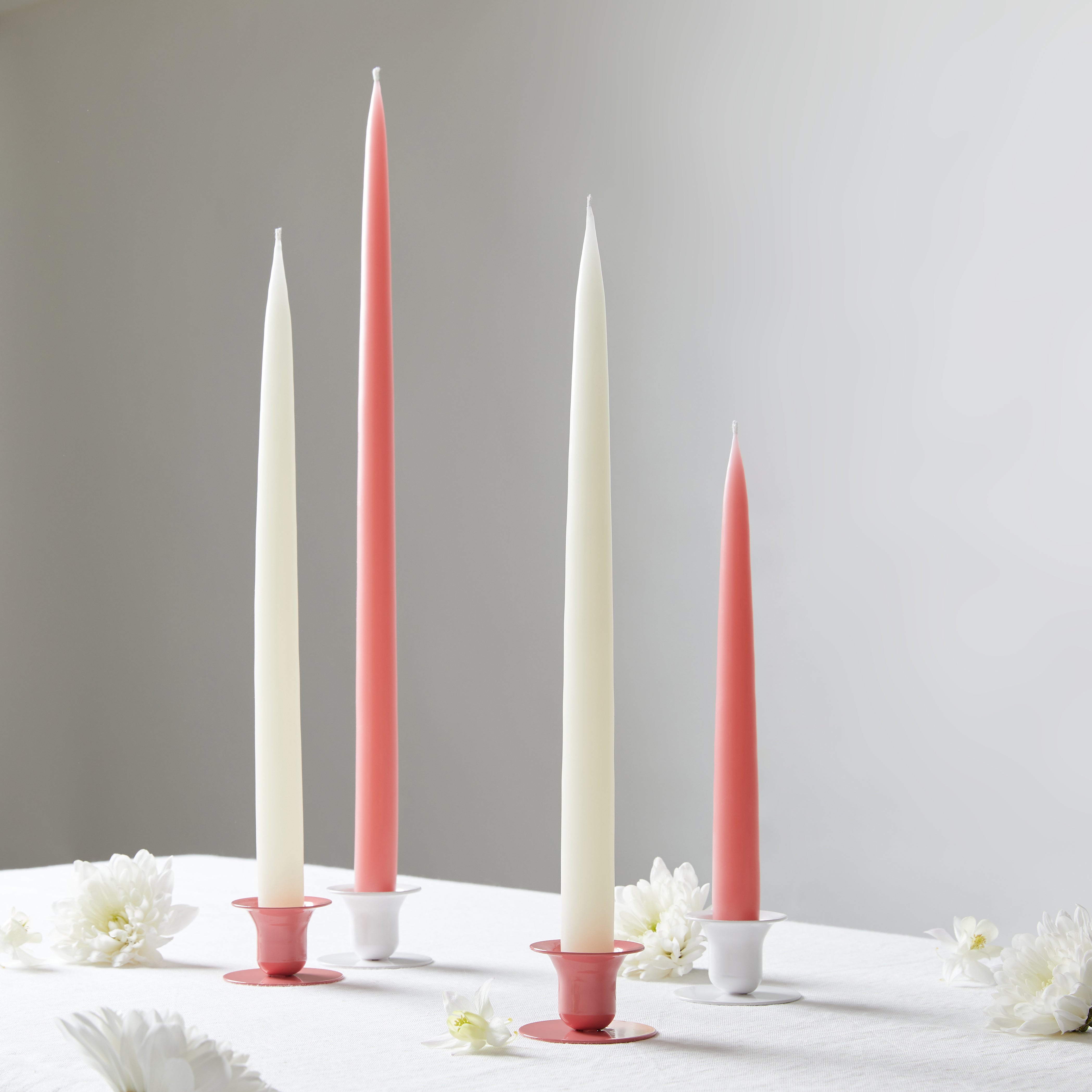 Tulip Candle Holder - White