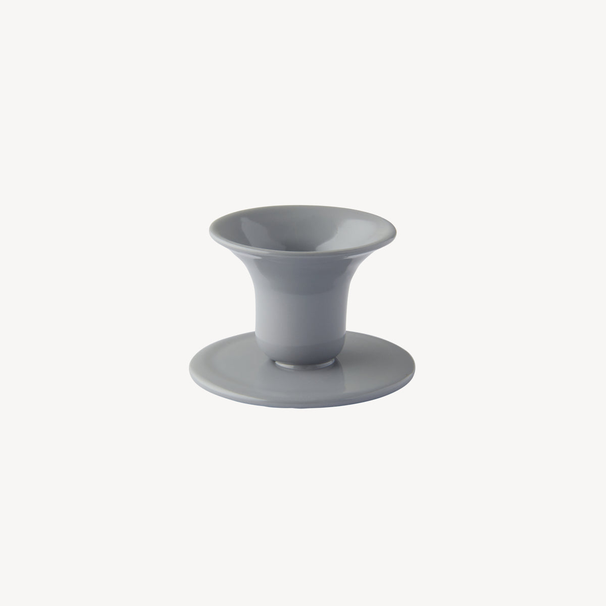 Skinny Tulip Candle Holder - French Grey