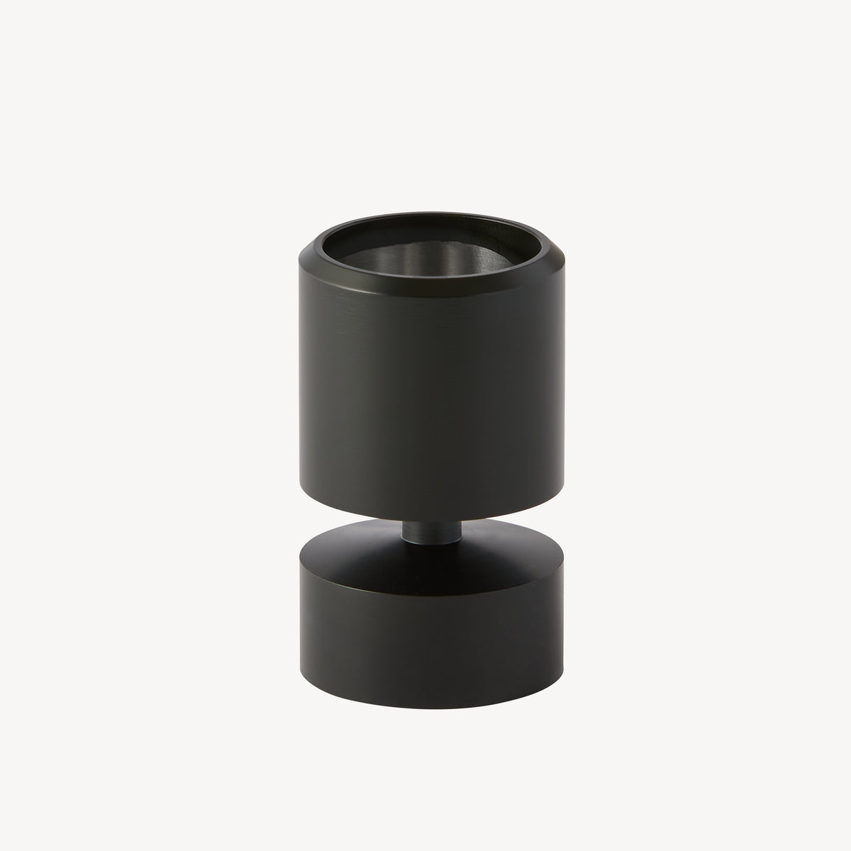 Candle Flair hourglass taper candle holder in matt black