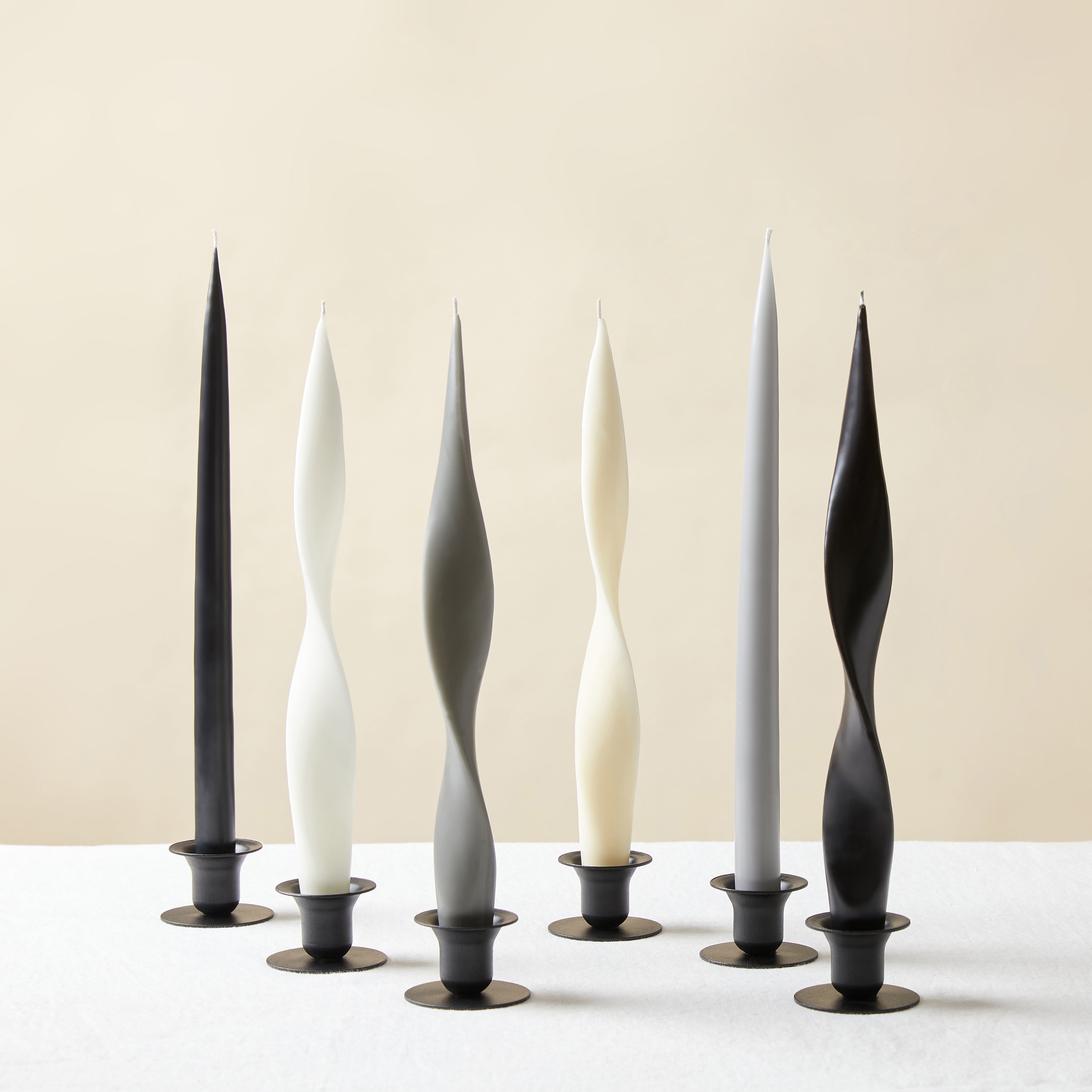 Ribbon Candle - Ivory